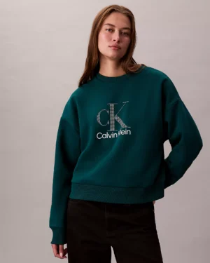 Fleece Logo Graphic Relaxed Sweatshirt