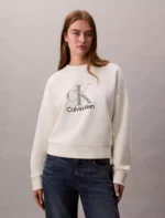 Fleece Logo Graphic Relaxed Sweatshirt