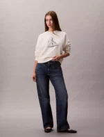 Fleece Logo Graphic Relaxed Sweatshirt