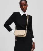 K/SIGNATURE TWO-WAY CROSSBODY BAG