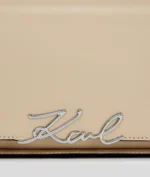 K/SIGNATURE TWO-WAY CROSSBODY BAG