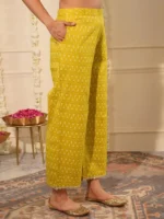 Women & Pure Cotton Printed Straight Kurta Set with Palazzo Pants & Dupatta- Ethnic Wear