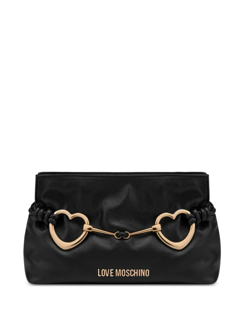 Love Moschino heart-plaque cross body bag