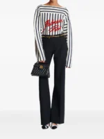Balmain striped top | Rivella Couture