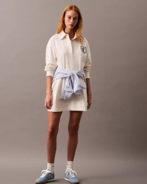 Logo Crest Polo Mini Dress | Rivella Couture