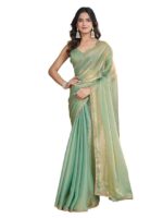 Two Tone Fendy Chiffon Saree