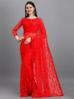 Brasso Net Saree With Blouse