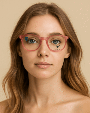 SCK Youth Pink light protection frames glasses