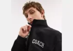 Measurements Length: 26.5" Materials 53% cotton, 47% polyester Knit trim: 95% polyester, 5% elastane Features Zip closure Slip pockets Additional Details Machine wash Model is 6'2" (188cm) and wears a size M