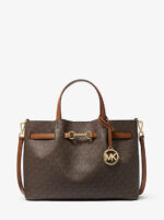 Michael Kors Carson Medium Signature Logo Satchel