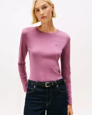 Long-Sleeve Crewneck Favorite T-Shirt
