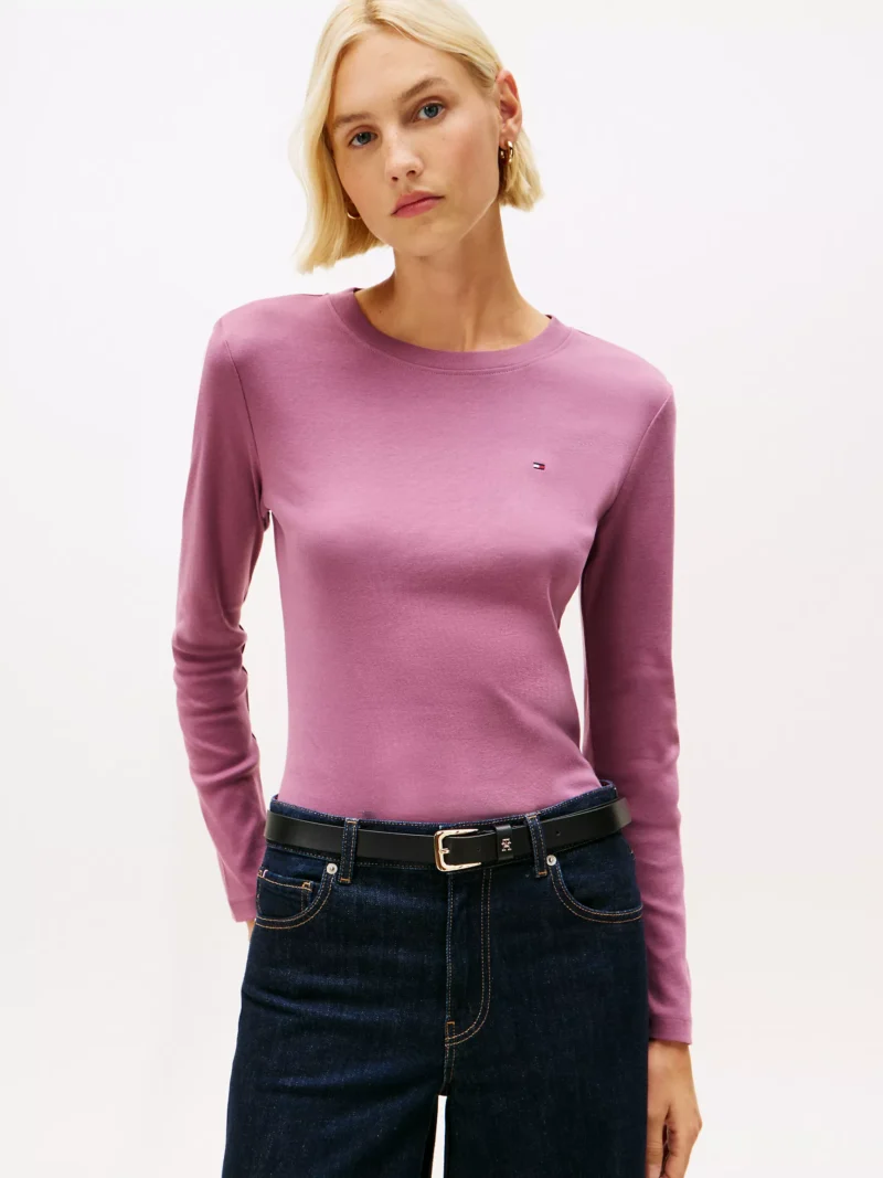 Long-Sleeve Crewneck Favorite T-Shirt