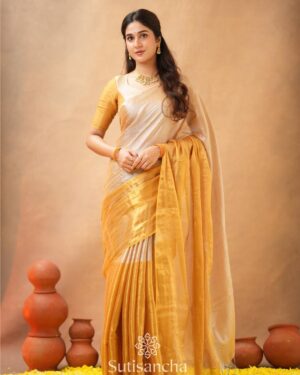 Raga Tissue Saree | Rivella Couture