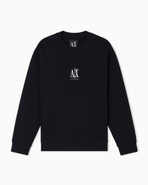 Crewneck cotton sweatshirt | Rivella couture