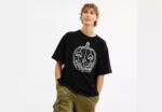 ccb36_blk_a45 Pumpkin Relaxed T Shirt In Organic Cotton | Rivella couture