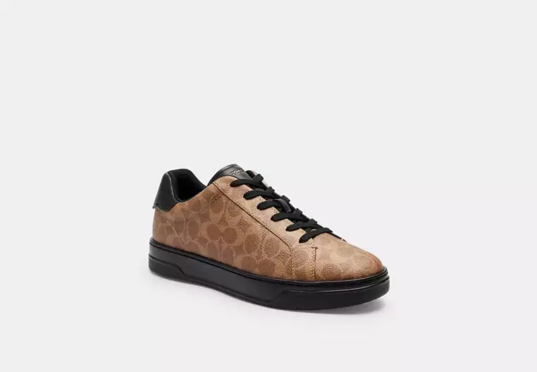 ccn58_khbk_a0 (1) Coach High Line Sneaker In Signature Canvas | Rivella couture
