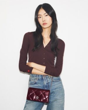 KIRA DIAMOND QUILT DISTRESSED CROSSBODY