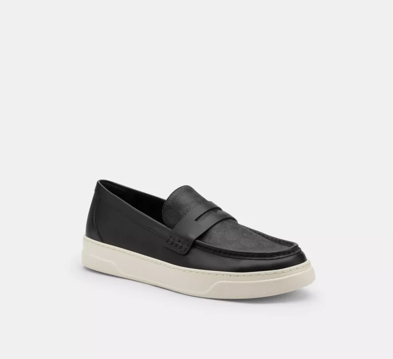 Coach Hybrid Loafer With Signature Canvas