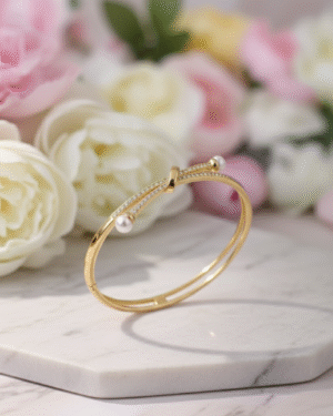 Premium Pearl Stone Bracelet – Timeless & Elegant