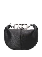 Armani Exchange logo-plaque chain clutch bag