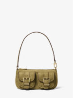 Michael Kors Zoe Small Suede Convertible Pochette