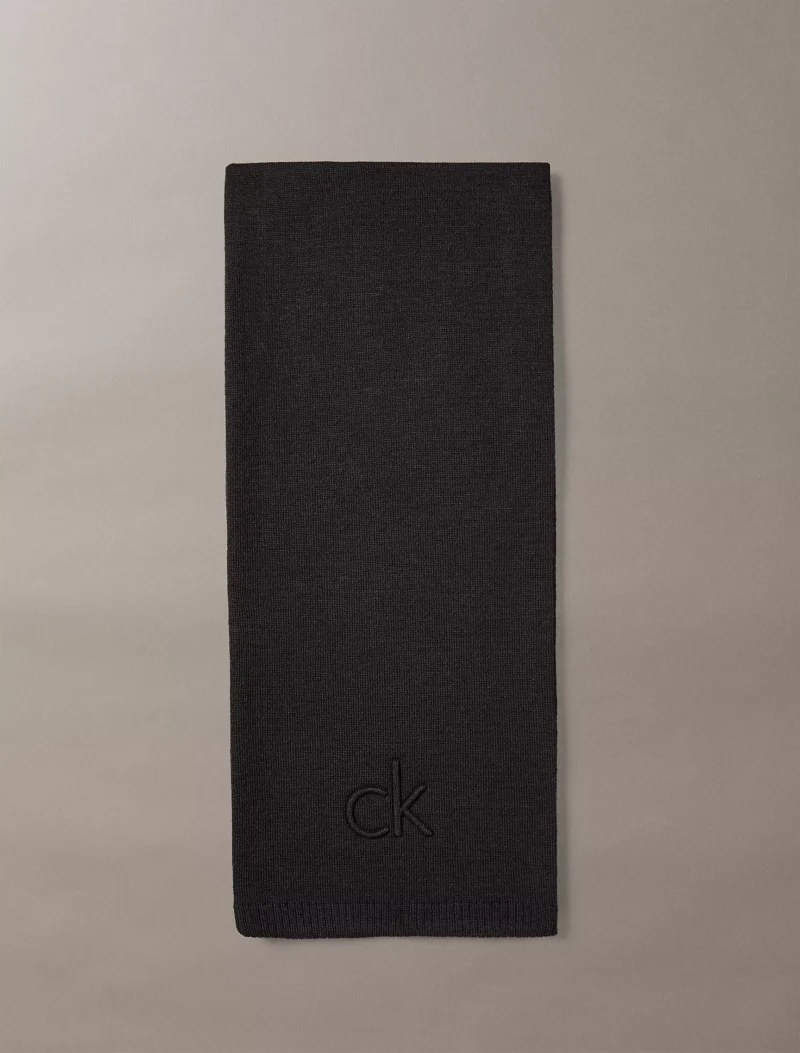 New Arrival Embossed Logo Scarf | Rivella couture